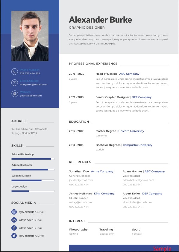 Sample Resume for Digital Marketing Fresher